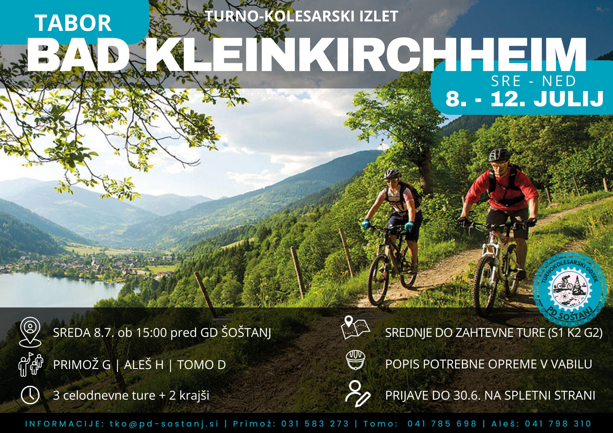 BAD KLEINKIRCHHEIM (AUT) - Turno-kolesarski tabor